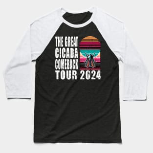 Great Cicada Comeback Tour 2024 Baseball T-Shirt